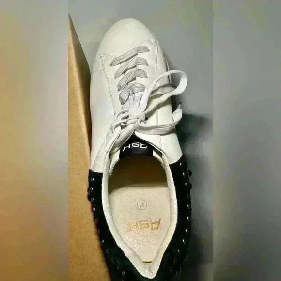 Ash Platform Sneakers with Stud Detail - Picture 6 of 12